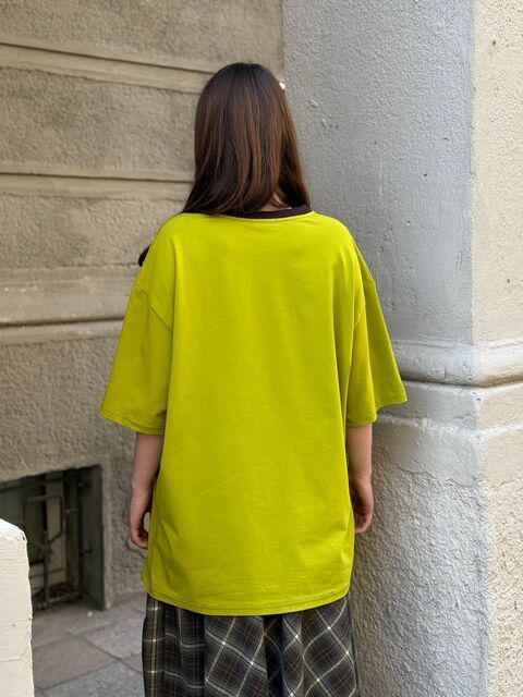 Футболка “Changes” кольору лайм