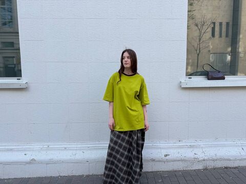 Футболка “Changes” кольору лайм