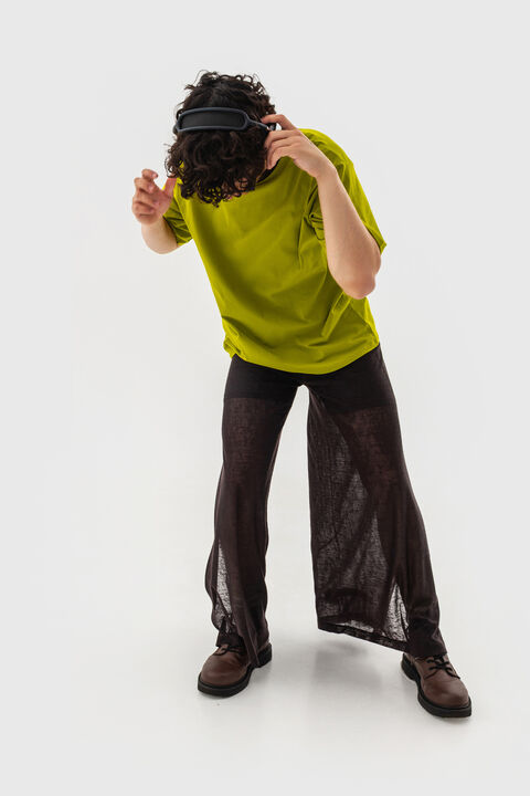 Футболка “Changes” кольору лайм