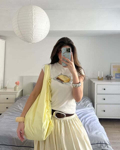 Yellow Fold bag