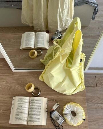 Yellow Fold bag