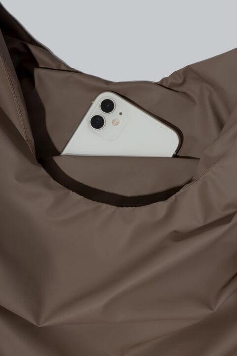 Коричнева сумка Fold bag