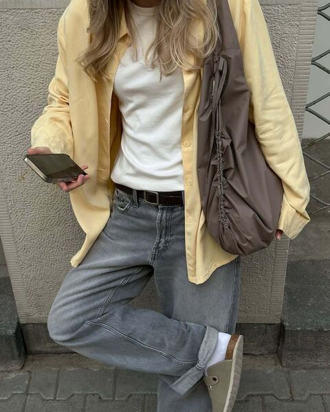 Коричнева сумка Fold bag