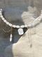 Asymmetrical elegant natural pearl necklace