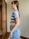 Sea blue top