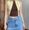 Cream-brown top