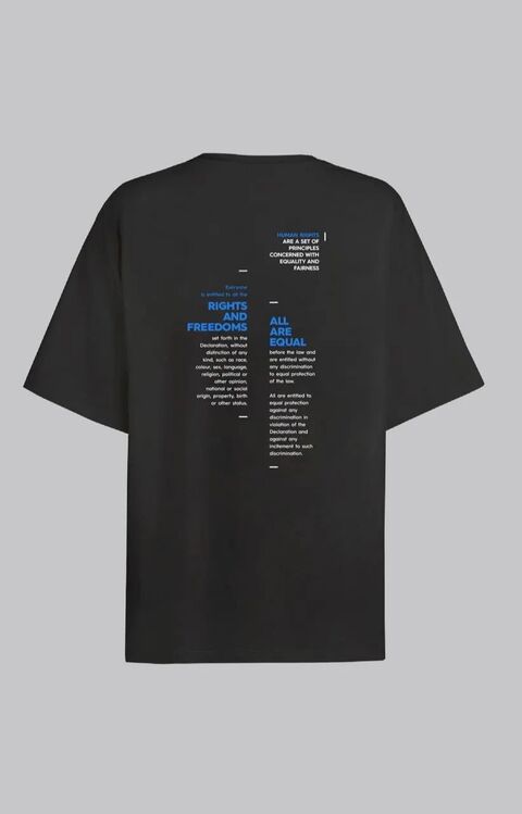 T-shirt "United in Diversity" Black