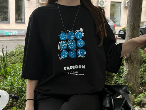 T-shirt "United in Diversity" Black