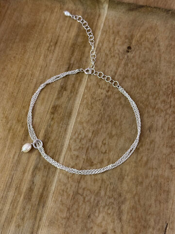 “Pearl” Triple Ankle Bracelet