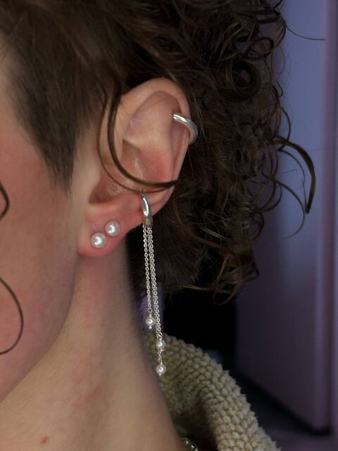 Каф з китицею та перлинами