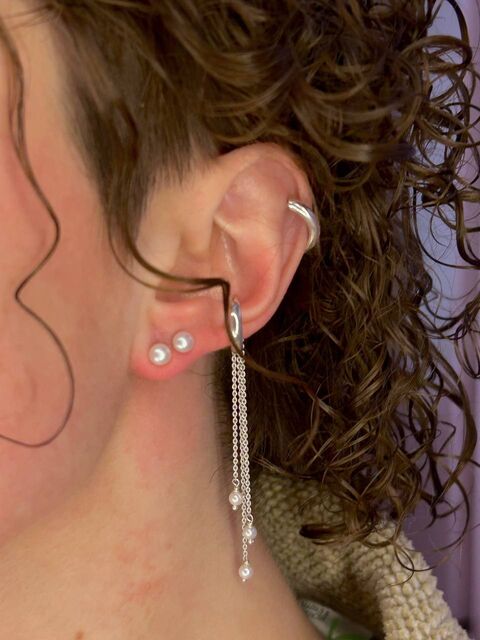 Каф з китицею та перлинами