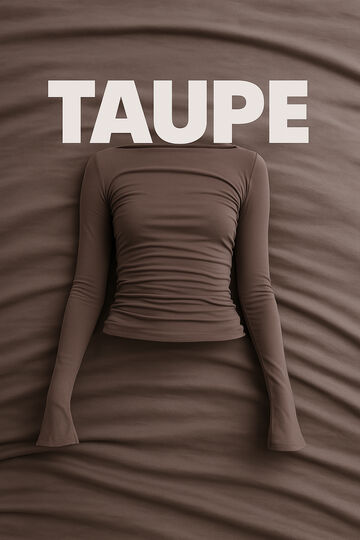 Лонгслів Slim Taupe