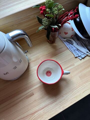 Cup "Checkered Pink + Red"