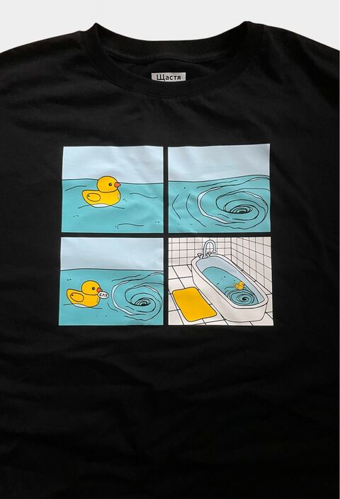 Футболка чорна DIRECTIONLESS LIFE