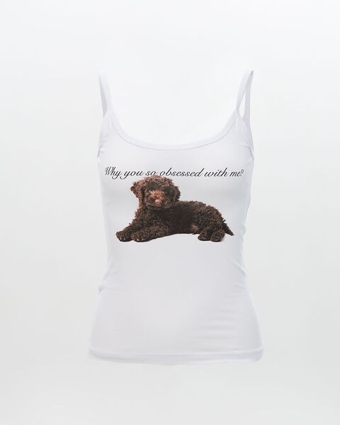 Майка "Why you so obsessed with me?"