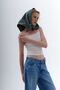 Denim transformer scarf