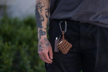 Органайзер для навушників коричневий