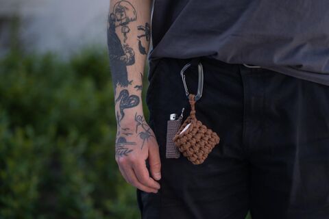 Органайзер для навушників коричневий