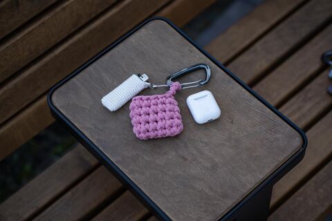 Органайзер для навушників рожевий