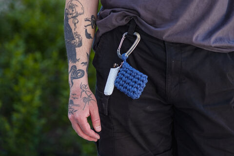 Органайзер для навушників синій