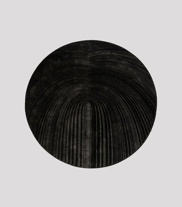 Rug Black Circle
