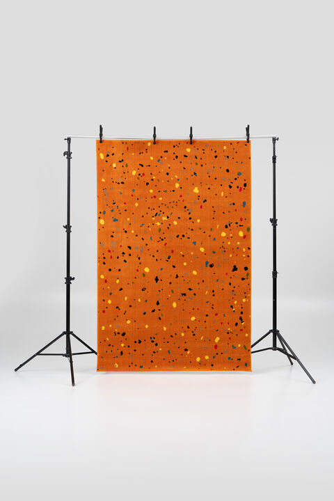 Rug "Splash" Orange