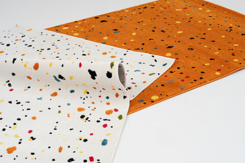 Rug "Splash" Orange