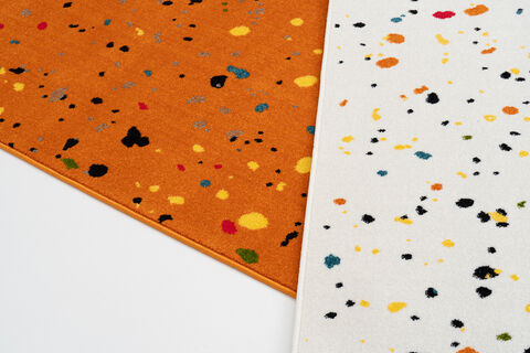 Rug "Splash" Orange