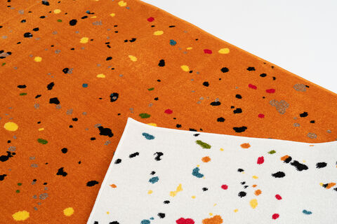 Rug "Splash" Orange