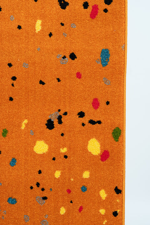 Rug "Splash" Orange
