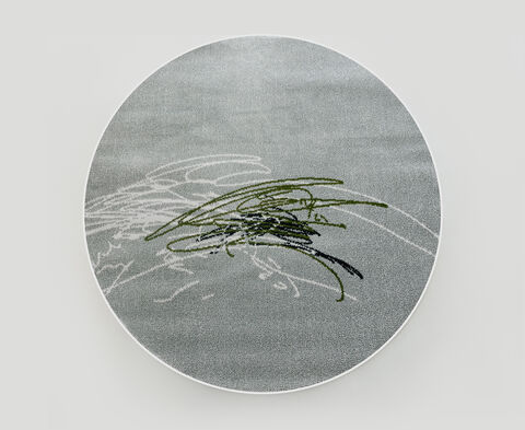 Rug True Art Circle Gray