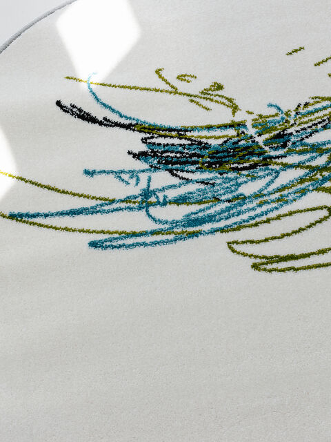 Rug True Art Circle White