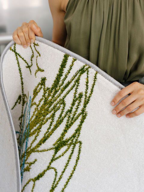 Rug True Art Circle White