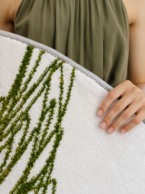 Rug True Art Circle White