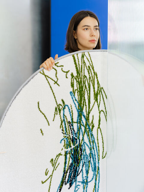 Rug True Art Circle White