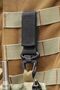 Black keychain with carabiner