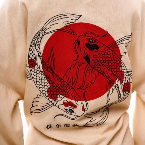 Cream Kimono "Hideko"