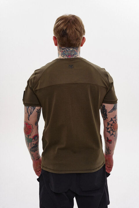 Футболка зі стрейч куліру "Дефендер" хакі