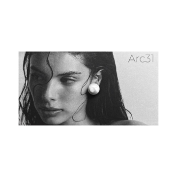 Earrings "Black Milk"