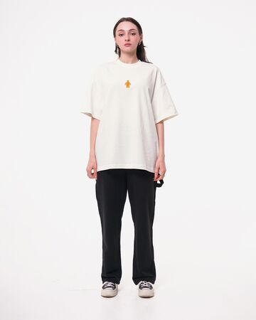 Strong Heart Milky-white T-shirt