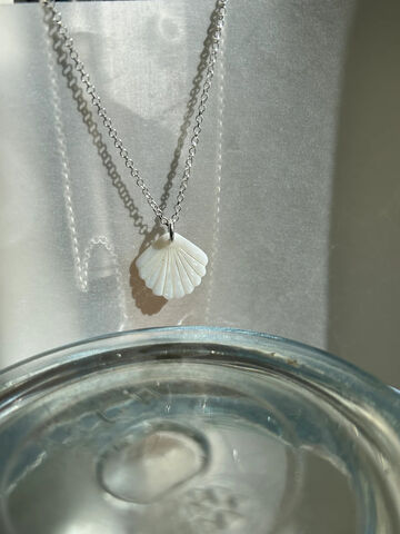 Кольє "Мушля" з перламутром