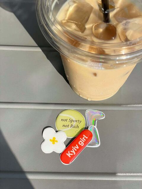 Kyiv girl 3D Sticker