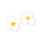 Об`ємний Стікер White flower 3D