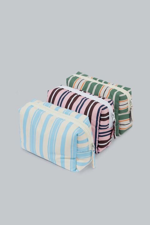 Cosmetic bag Blue Puffy