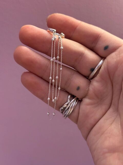 Каф з ланцюжками «Ball»