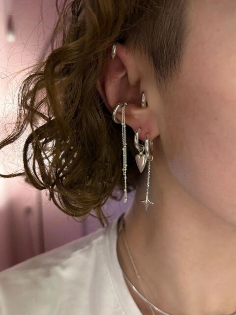 Каф з ланцюжками «Ball»