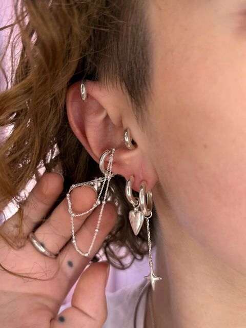 Каф з ланцюжками «Ball»