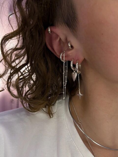 Каф з ланцюжками «Ball»