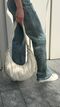 Moon bag XL молочна