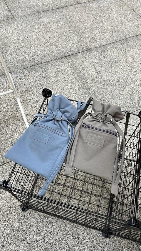 Blue pouch